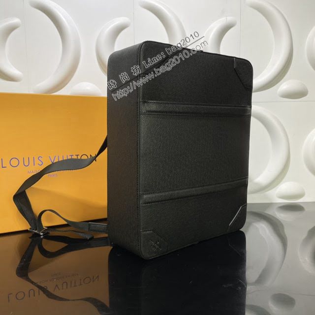 LOUIS VUITTON專櫃新款包包 路易威登Briefcase雙肩包 LV牛皮包角男士公事包後背包 M30769  ydh4144